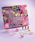 Nail Art Studio Set, 160Pc. mega set: Includes Nail Polish, Nail Stickers, Nail Patches And More. by American Packing & Gasket
