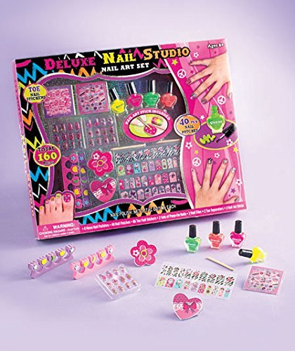 Amazon Com Nail Art Studio Set Includes Nail Polish Nail Stickers Amazon Com Nail Art Studio Set Includes Nail Polish Nail Stickers