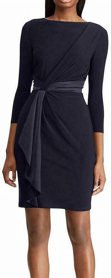 american living ruffled sheath dress