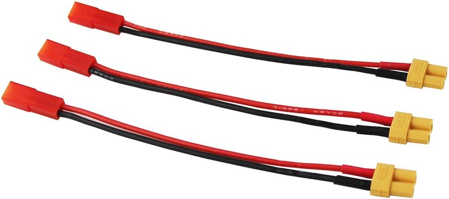 thumbnail image 2 of RIIEYOCA XT60 To DC7909 Adapter, XT60 Male To DC 7.9mm X 0.9mm Male No Wire Adapter For RC Car 2 of 13