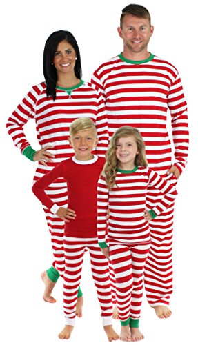 Sleepyheads Red Stripe Family Matching Pajama Set - Womens-All Over (SHM-3009-W-STRIPE-SML)