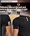 NINGMI Sauna Suit for Men Short Sweat Suits Neoprene Body Shaper Sauna Shirt Workout Waist Trainer Vest Tummy