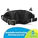 Easy Anywhere Hydration Running Belt - Extra Large Pocket - with 2 Bpa-Free Water Bottles - Fits Large Smartphones, Including iPhone 6 Plus - Bounce Free Running Belt - Extra Pouch for Essentials