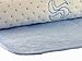 Aranev Waterproof Soft Bamboo and Cotton Changing Table Pad - 14-by-26-Inch - Pack of 2 - Blue