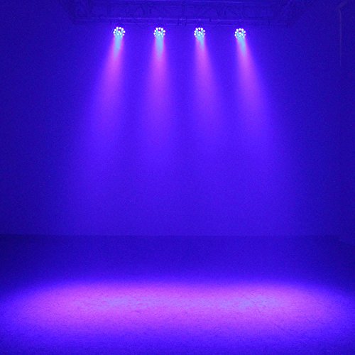 image for Rainiers Black Lights with 36W 12LEDs UV Par Light by DMX Controller f