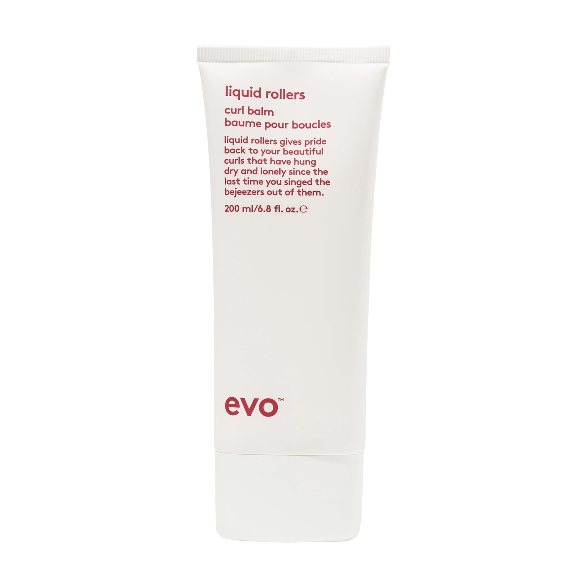 Evo Liquid Rollers Curl Balm, Curl Defining Cream for Curly Hair - Anti Frizz, Leave-In Hair Styling Balm - 200 mL