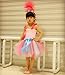 Tutu Dreams Princess Troll Poppy Dress Up Costume for Girls Wig Headband Birthday Easter Pageant Holiday (L, Troll)