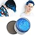 Blue Hair Color Wax, Natural Hairstyle Wax 4.23 oz, Temporary Hairstyle Cream for Party, Cosplay, Halloween, Daily use, Date, Clubbing (Blue)