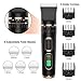 ZIIDII Dog Clippers,3 Speed Rechargeable Pet Grooming Kit with LED Display,Waterproof Blade Low Noise Hair Trimmer Clipper for Dogs Cats and Other Pets