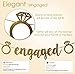 Engagement Party Decorations Set, Includes Confetti Balloons, Engaged Banner, Rose Gold and Gold Balloons, Tinsel Curtain and Heart Balloons Also Ideal for Bachelorette Party Supplies or Bridal Shower