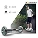 Hoverboard Lithium-Free Two-Wheel Self Balancing Electric Scooter UL 2272 Certified, Metallic Chrome LED Light (Chrome Black)