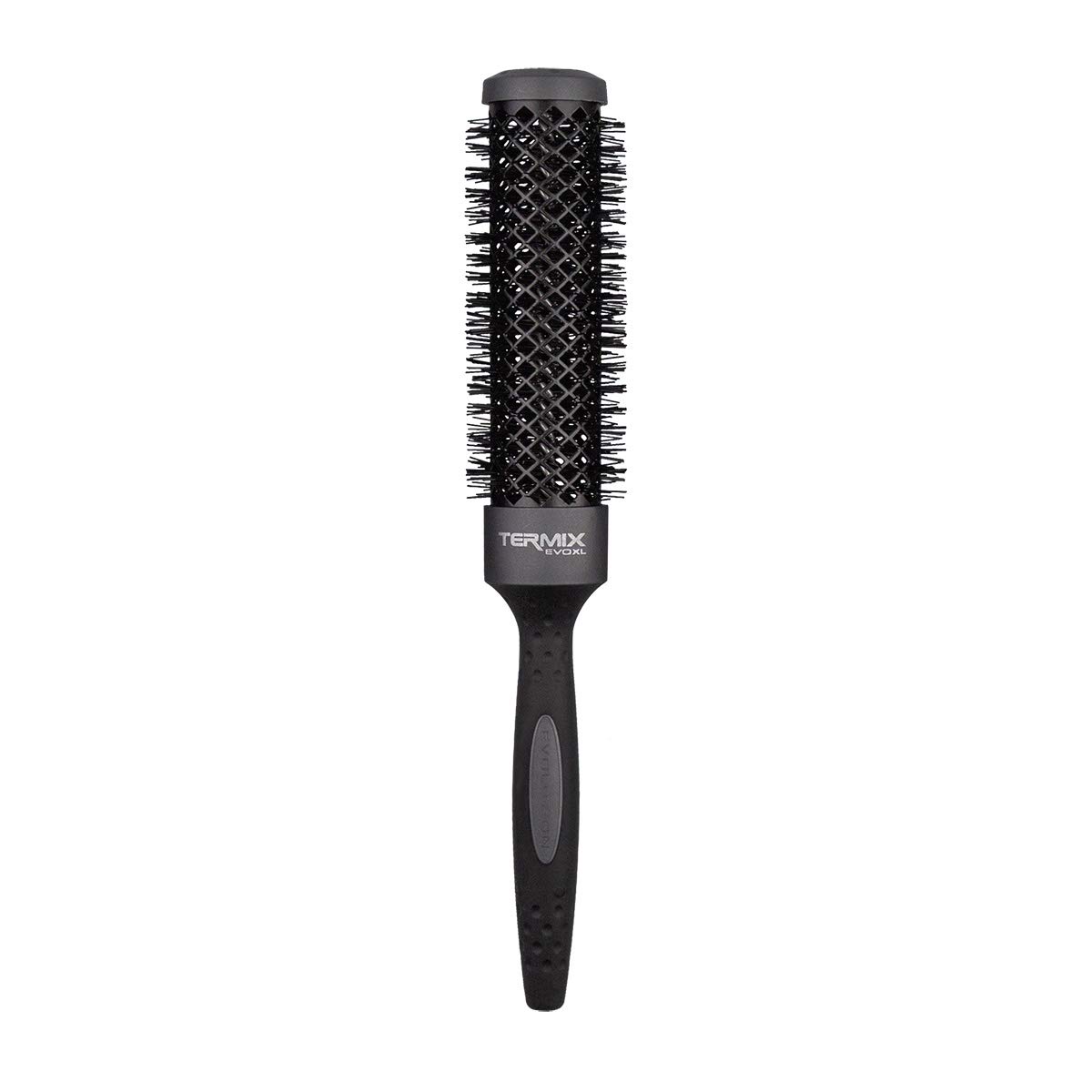 Termix Evolution XL Round Hairbrush Ø 32 mm, 3cm Longer- Hairbrush with ionized fibers and a 25% Extra Surface for Faster Drying, B-4094