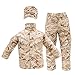 Zymise Kids USMC 3 pc Desert Camo United States Marine Corps Uniform (Medium 10-12)