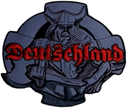 Patch Iron on Sew on Thor - Deutschland Germany Viking 2.76 Inch / 2.76 Inch