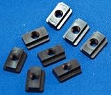 A2Z Tuff Nut T-nuts & (1) T-slot cleaner for Sherline Lathes