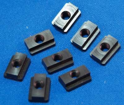 A2Z Tuff Nut T-nuts & (1) T-slot cleaner for Sherline Lathes