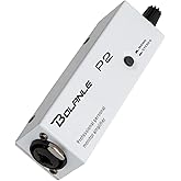 Bolanle P2 Portable in-Ear Monitor Amplifier, XLR/TRS Stereo/Mono Switch | Built-in belt clip + line out for mixer connection - ideal for stage and rehearsal