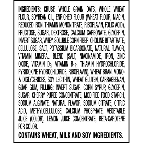 NUTRI-GRAIN SOFT BAKED BREAKFAST BARS, KIDS SNACKS, WHOLE GRAIN, CHERRY, 10.4OZ BOX 6 BOXES (48 COUNT)