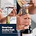 HiCoup Kitchenware Wine Opener - Professional Corkscrews for Wine Bottles w/Foil Cutter and Cap Remover - Manual Wine Key for Servers, Waiters, Bartenders and Home Use - Sapphire