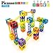 PicassoTiles® PTR45 Roller Coaster STEAM 45 Pcs 3D Creativity Magnet Building Block, Construction Educational Track Building Block Set w/ 5 Different Shapes and Idea Book