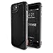 X-Doria iPhone 7 Case, Defense Lux Series - Military Grade Drop Tested, Anodized Aluminum, TPU, and Polycarbonate Case for Apple iPhone 7, [Black Leather]