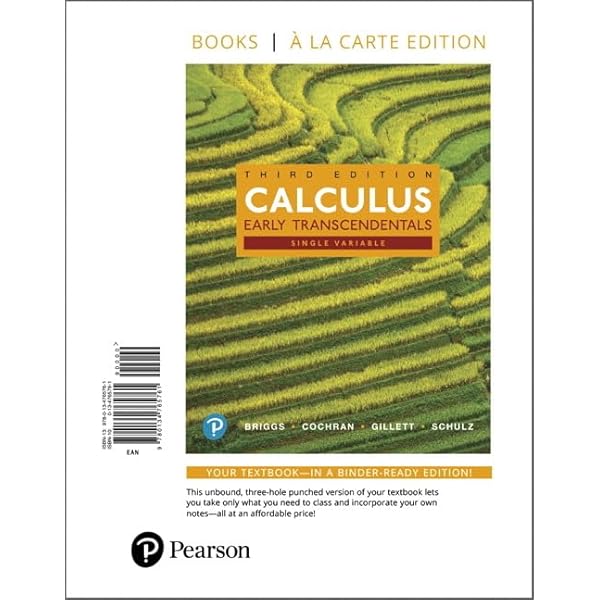 Single Variable Calculus: Briggs, William, Cochran, Lyle
