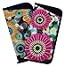 2 Pack Soft Slip In Eyeglass Case For Women- Floral, Heart, & Daisy Assortments