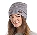 Brook + Bay Cable Knit Multicolored Beanie Stay Warm & Stylish This Winter - Thick, Soft & Chunky Beanie Hats for Women & Men - Serious Beanies for Serious Style