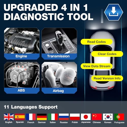 LAUNCH CRP123E OBD2 Scanner Engine Transmission ABS SRS Scan Tool,Code