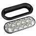 Partsam 2pcs Trailer Truck RV White 10 LED Rubber Mount 6