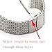 Ritche 22mm Stainless Steel Shark Mesh Milanese Watch Band Fit Lg Watch Urbane, W100, W110,ausu Zenwatch
