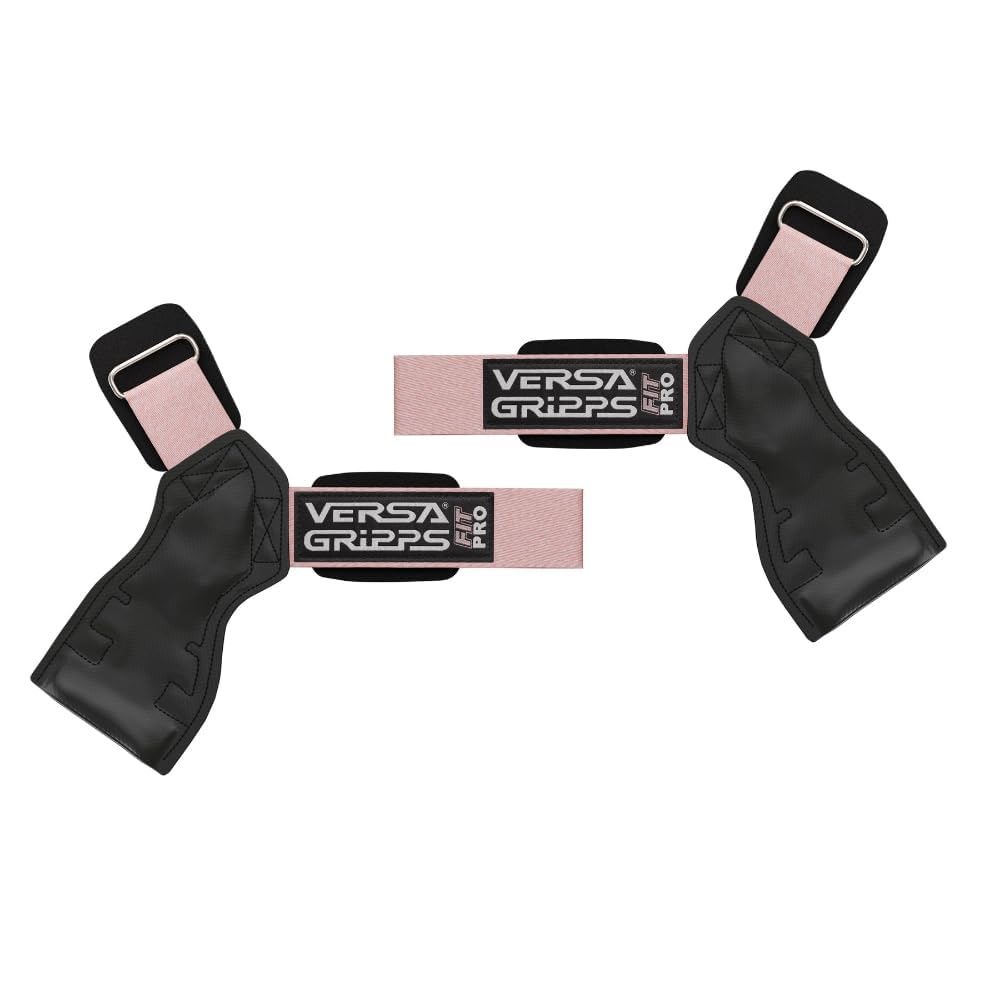 Versa Gripps® Fit Pro, Made in The USA, Wrist Straps for Female Athlete, The Best Training Accessory, Peach Bellini, S
