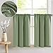 ASTAR // Waffle Weave Textured Tier Curtains Water-proof Coated
