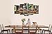 So Crazy Art Painting, Wall Art City Night Broadway Street, Modern Decoration Print on Canvas, 5 Panels, Oil for Home Bedroom Living Room Bathroom Decor