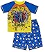DC Comics Boys' Big Join The Justice League 2-Piece Pajama Short Set, BLUYLW, 6/7