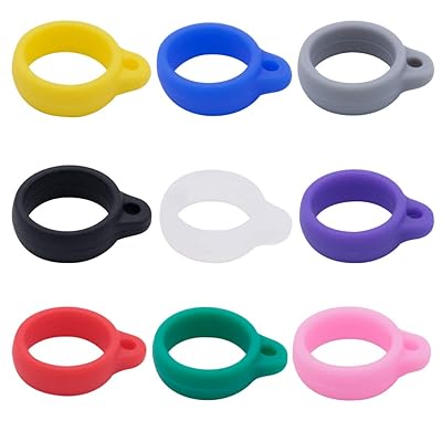 9pcs Silicone Anti-Lost Ring Vape Band Holder Jamaica