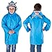 Cloudnine Children's Monster Raincoat, for Ages 5-12 One Size fits All Blue