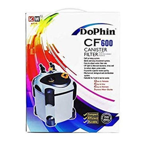 KW ZONE DOPHIN CF600UV CANISTER FILTER AQUARIUM FILTER 650L/H