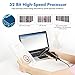 433Mhz Wireless Barcode Scanner, SLYPNOS Handheld Barcode Reader with 473.5 Yard Long Transmission Range Portable Rechargeable Bar Code Scanner with USB Receiver for Store Supermarket Warehouse