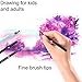 Watercolor Brush Pens 24 set - Markers with Fine and Flexible Brush Tips - Calligraphy, lettering and drawing for kids and adults - For professional artists and beginners by Victoria's Ideas