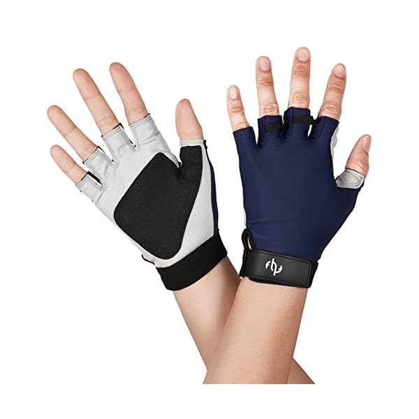 Sun Protection Fingerless Gloves Verified UPF 50+ UV, No Chemicals