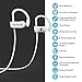 Bluetooth Headphones,HBUDS Waterproof IPX7 Wireless Sports Earbuds,Deep Bass HiFi Stereo In-Ear Earphones Built-in Mic, 8-9 Hrs Playtime Noise Canceling Headsets White(Memory Ear Tips & Fast Pairing)