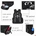 Laptop Backpack Waterproof Computer Backpacks Bag for Men College School Travel and Work Fit Laptops Up to 16” (Black)