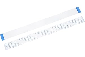 uxcell Flexible Flat Cable, 40 Pins 0.5mm Pitch 250mm FPC FFC Flexible Ribbon Cable for LCD TV Car Audio DVD Player Laptop 5Pcs (A Type)