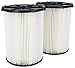 Ridgid VF4200 Genuine Replacement 1-Layer Everyday Dirt Wet/Dry Vac Filter for Ridgid 5-20 Gallon Vacuums (2 pack VF4000) primary