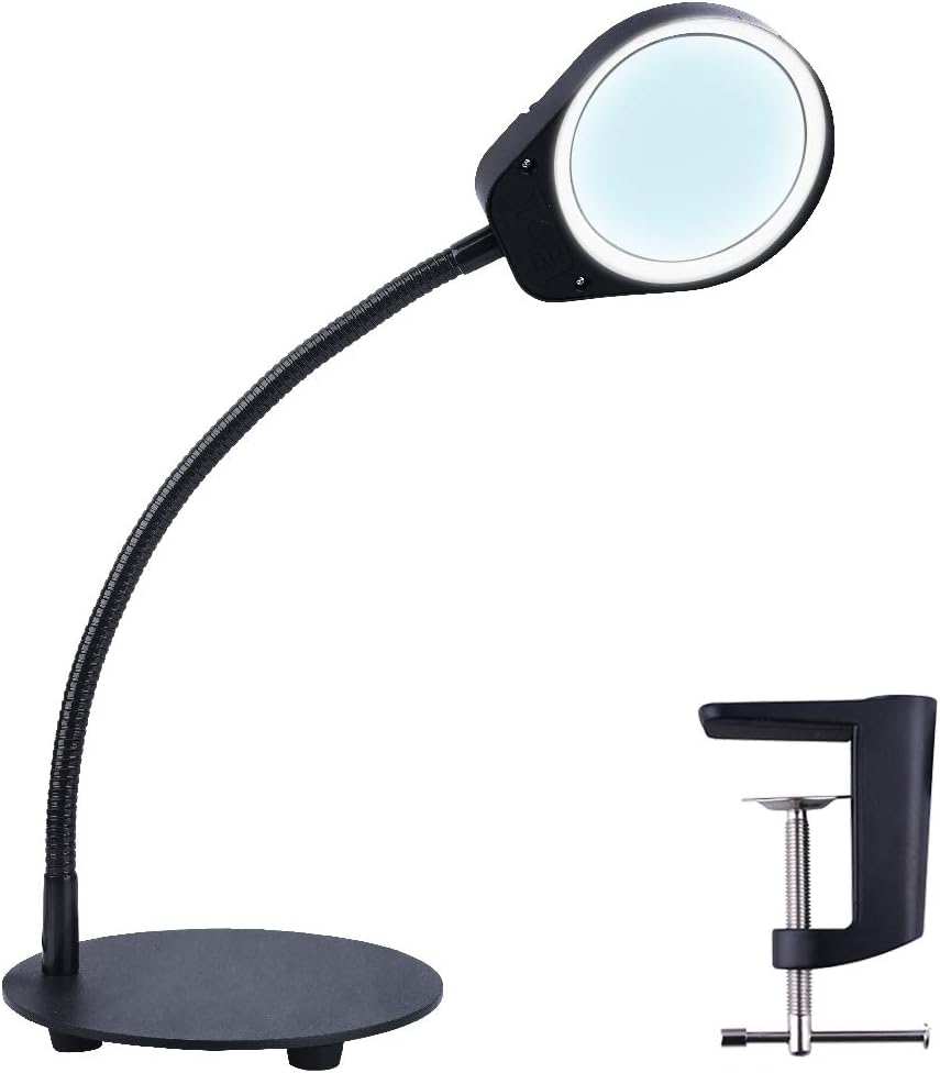 Best Large Desk Lamp 5X Magnifier Led