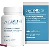 Solv Wellness GennaMD - Maximum UTI Defense - 36 mg Soluble PAC from 100% Cranberry Juice Extract - Highest PAC Concentration in a Small, Easy-to-Swallow Capsule - 90 Capsules