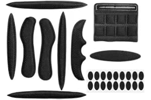 27pcs FUNNTY Bike Helmet Padding Kits, Universal Bicycle Replacement Sponge Pads Padding, Bicycle Replacement Universal Foam 