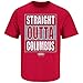 Ohio State Buckeyes Fans. Straight Outta Columbus. Scarlet Red T Shirt (Sm-5X)