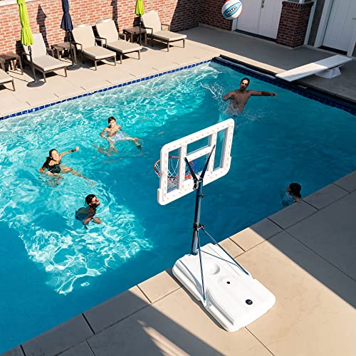 Lifetime 1306 Pool Side Height Adjustable Portable Basketball System